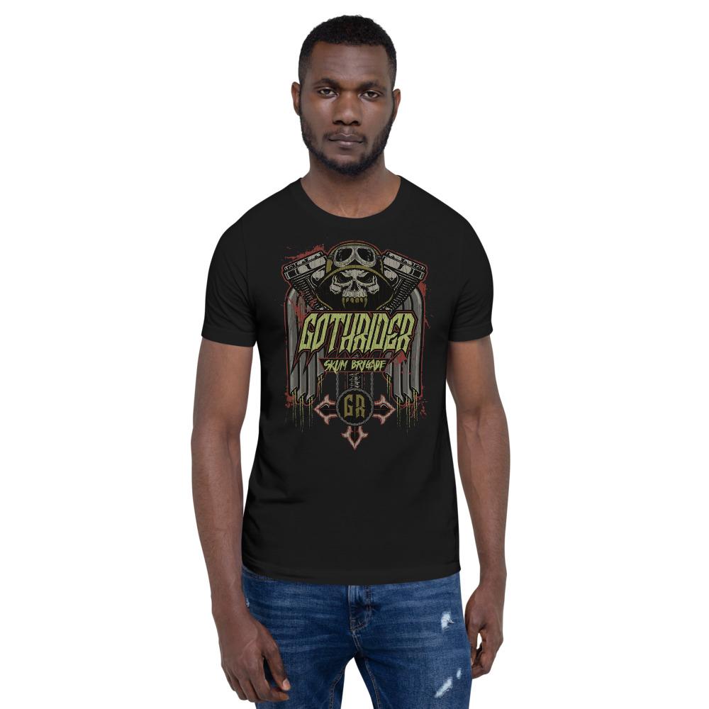 Skum Brigade Unisex T-Shirt - GothRider Brand