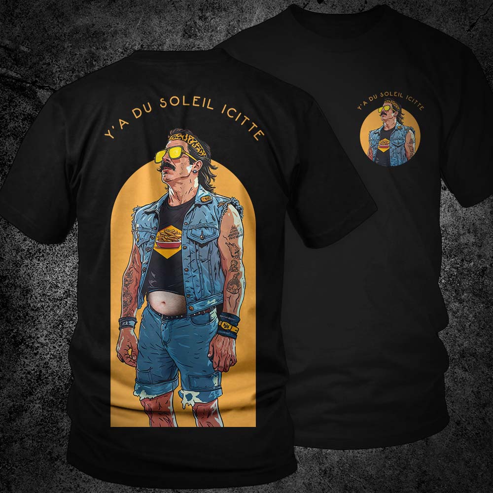 Y'A DU SOLEIL ICITTE Unisex T-Shirt - GothRider Brand